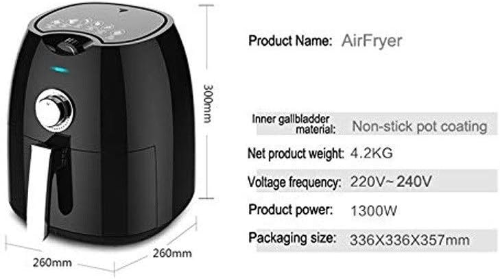 The Air Fryer With Adjustable Temperature Tower Has a Fast Circulation System, Oil-free and Low-fat Cooking