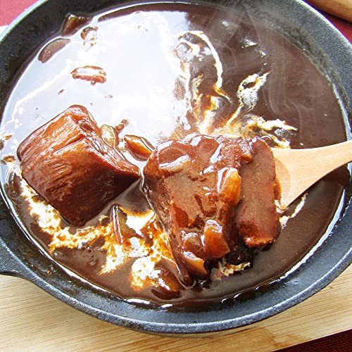 しゃぶまる ゴロッと牛タンシチュー 濃厚牛ダシが薫る お肉屋さんの惣菜 味噌 600g(200g×3)