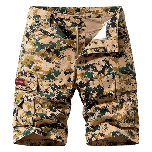 Pantalon tactique camouflage été demi-pantalon cargo respirant pour homme