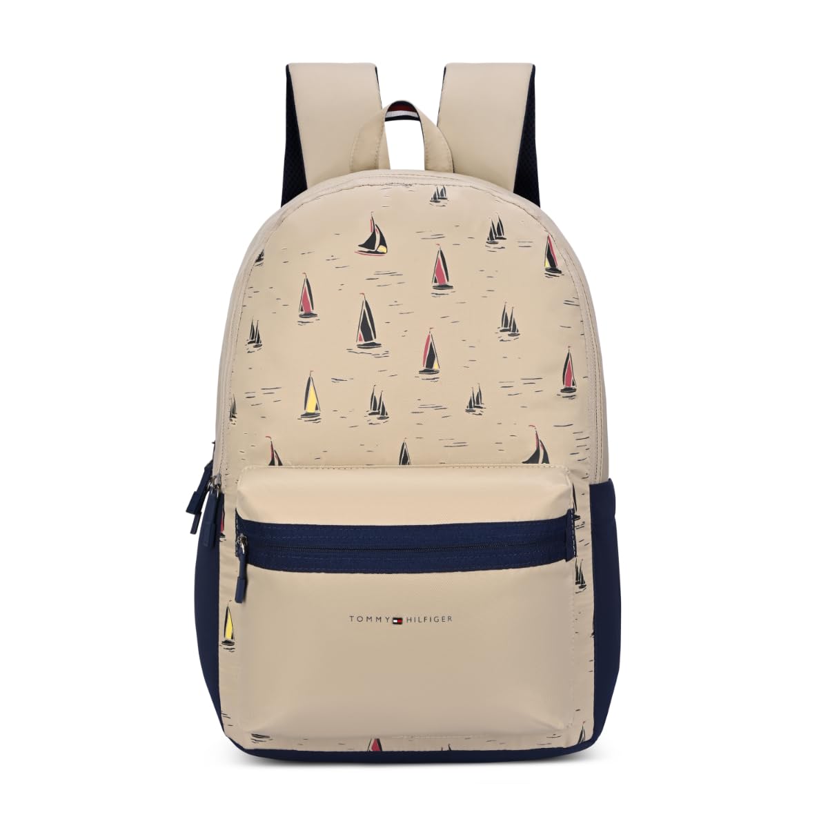 tommy hilfiger School Backpack for Boys & Girls Segno | 3-Compartment Water-Resistant Student Bag for High School & College with Rain Cover & Padded Airmesh Back | 40L Capacity-picture-12