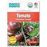 Back to The Roots 100% Organic Seed Packet - Tomato 'Cherokee Purple' 100mg