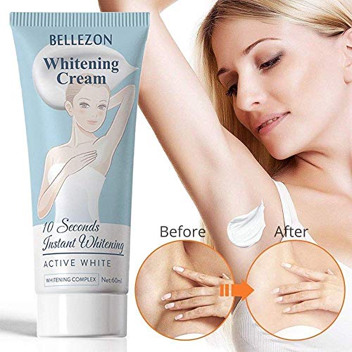Whitening Cream, Effective Lightening Cream for Armpit, Knees, Elbows, Sensitive and Private Areas, Brightens & Nourishes Repairs Skins