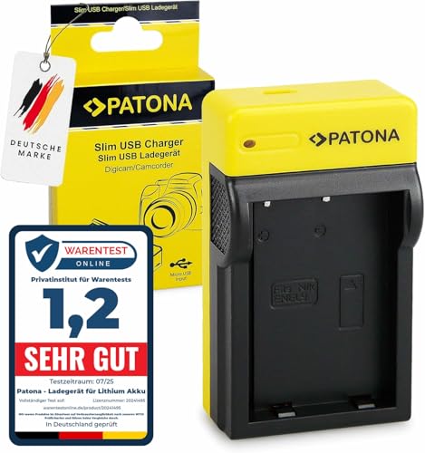 PATONA Slim Cargador para EN-EL9, EN-EL9a, ENEL9 Baterías Compatible con Nikon D40, D40x, D60, D3000, D5000