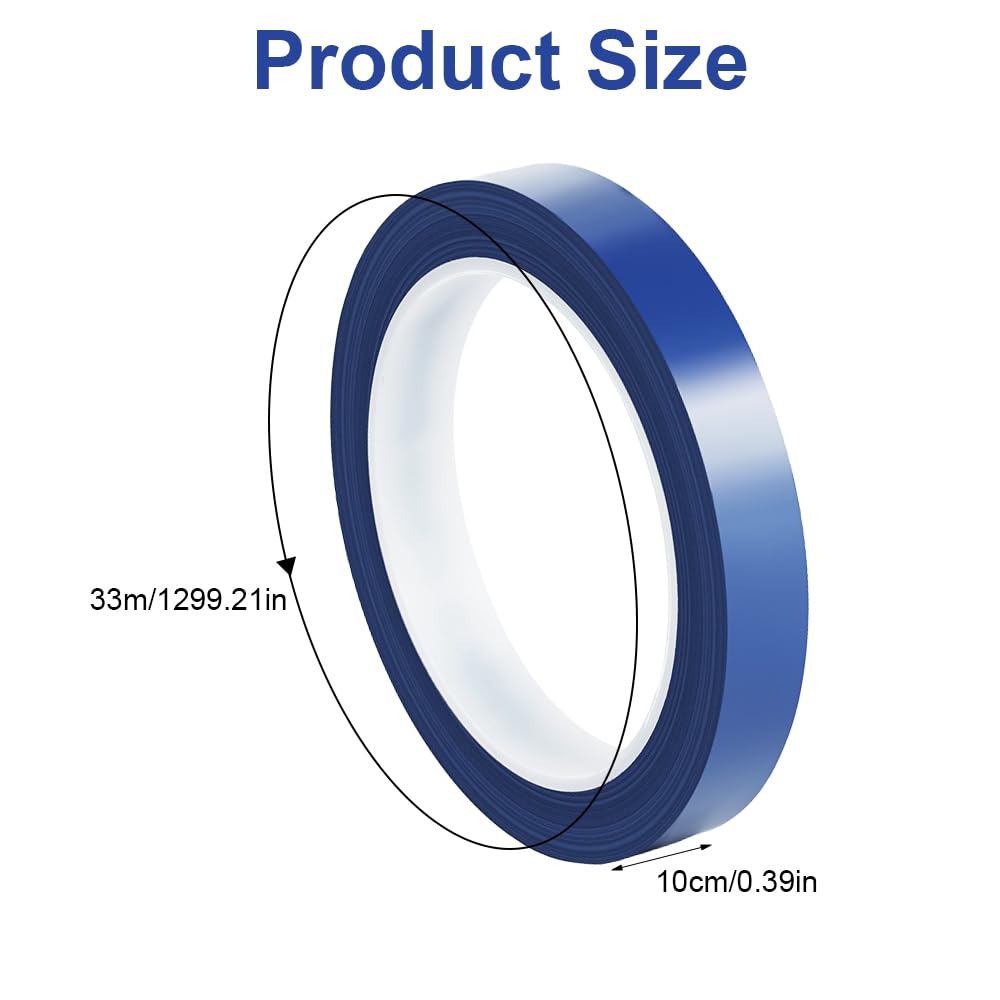 6 Rollos Cinta Termica Sublimacion 10mm X 33m Cinta 3D Alta Temperatura, Cinta De Transferencia Térmica para Impresión Por Sublimación Térmica, Transferencia Térmica Y Soldadura De Aislamiento