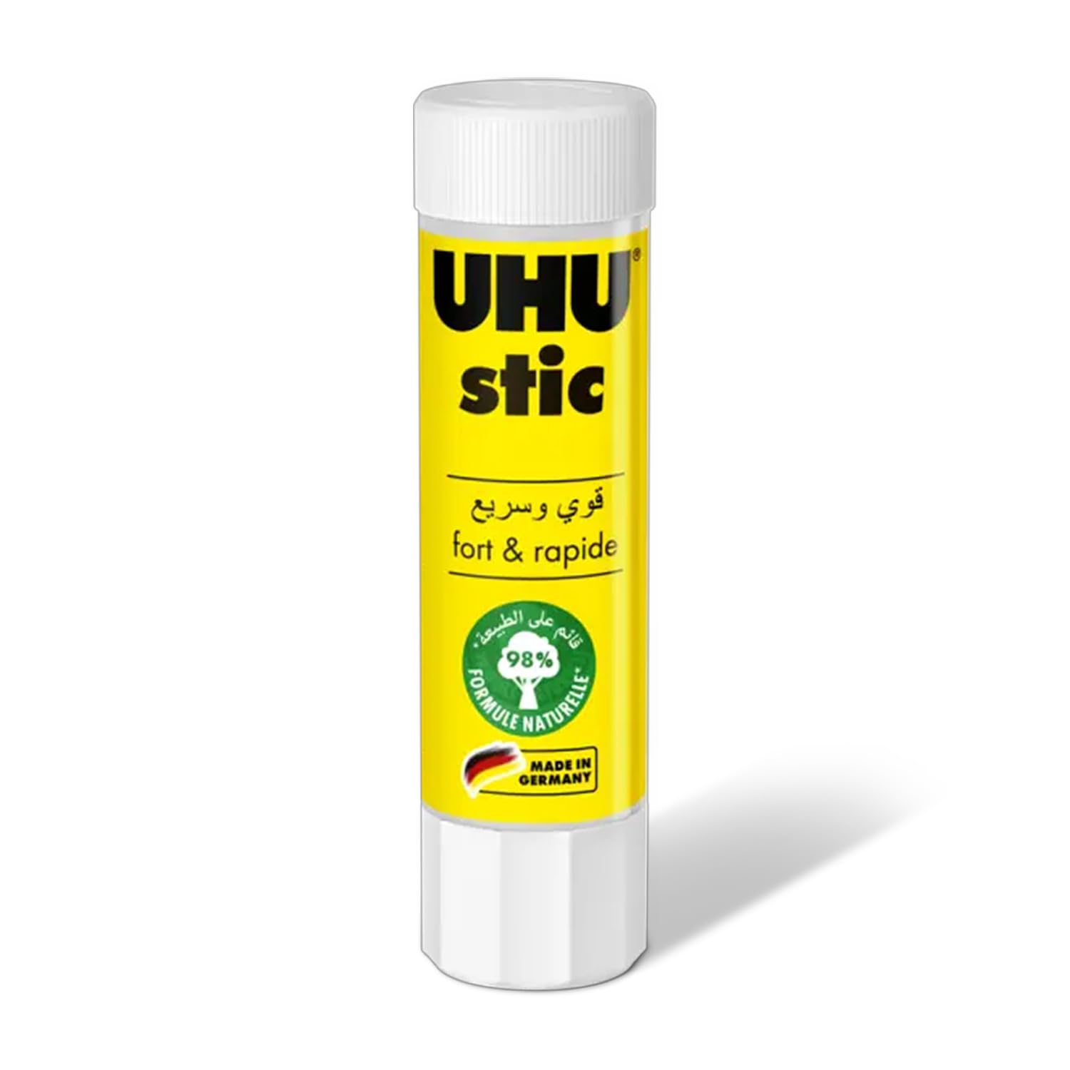 UHU Stic Lot de 48 bâtons de colle sans solvant Blanc sec Transparent Tubes de 8,2 g