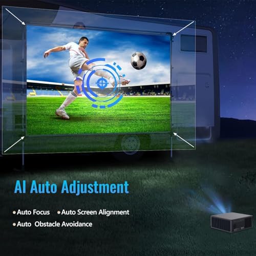 Image of TOPTRO Projector 4K Ultra HD, 3500 ANSI, Fully Automatic (M6)