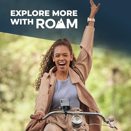 Roam Universal Cell Phone Holder Mount, Adjustable Fit for Smartphones 2" - 3.8" Wide, 7" L x 0.5" H, Hands Free Navigation System for Motorcycle eBike Dirt Bike Road Bike Cruiser Moped Scooter