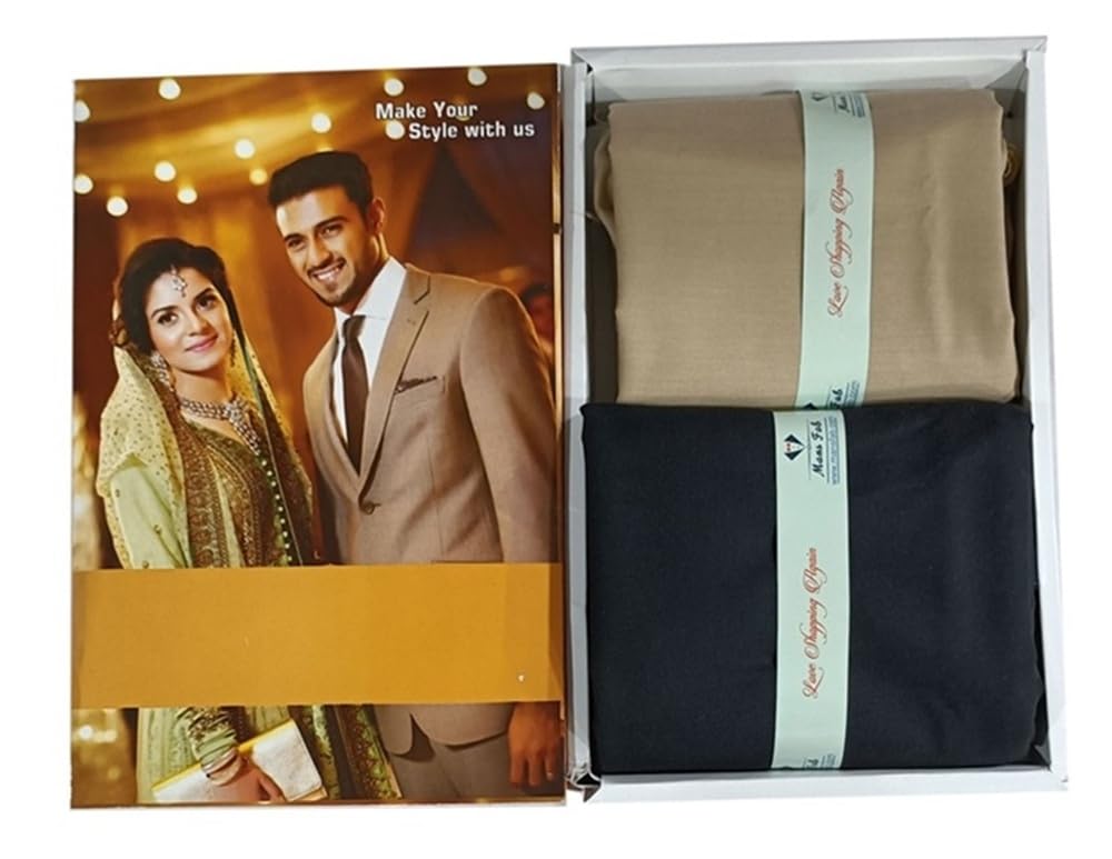 Premium Formal Wear Fabric Set, Elegant Shirt and Trouser Material, Professional Attire Collection-image-42
