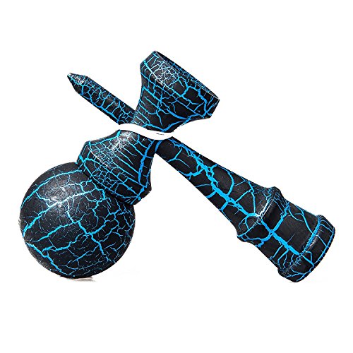 Itian Holzriss Farbe Kendama Spielzeug Kinder Ballspiele Holzspielzeug Geschicklichkeitsspiel Kugelfangspiel Japanische pädagogisches Spielzeug