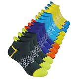 12-Pairs-Boys-Socks-Athletic-Ankle Half Cushioned Socks Sports Cotton Socks For Big Little Kids