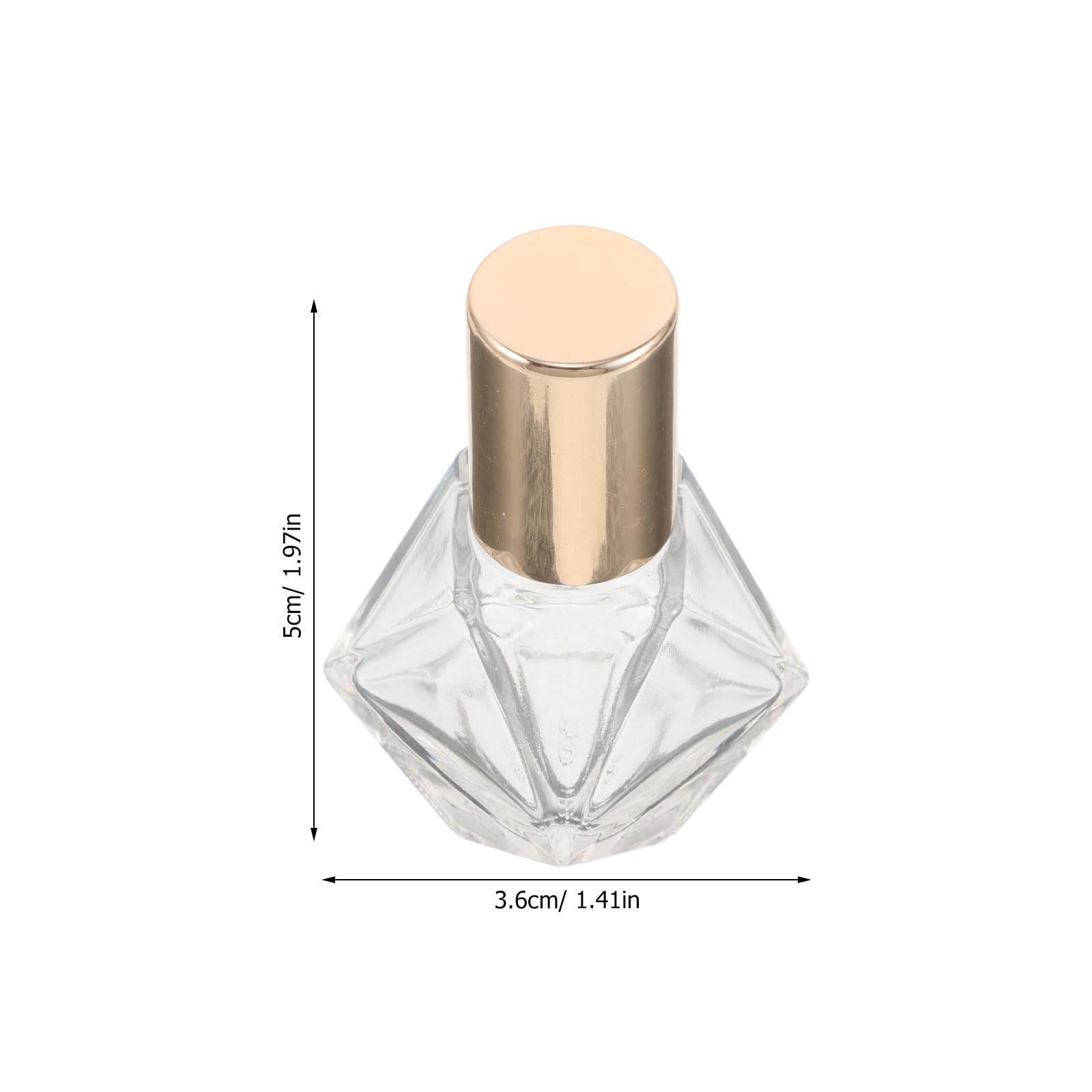 36 Roll-On-Fläschchen: 8 ml Roll-On-Fläschchen für ätherische Öle – Transparente Glasbehälter mit Rollkugel und Verschluss für Duft und Aromatherapie