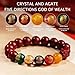Natural Cinnabar Feng Shui Pixiu Lucky Red Rope Bracelet - 2026 Good Luck Charm Wealth Attraction Protection Amulet for Men Women Unisex Spiritual Energy Jewelry (Pixiu Five-way God of Wealth-10mm)