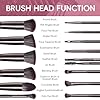BS-MALL 14 Pcs Professional Makeup Brushes Set with Travel-friendly Case - Perfect for Eyeshadow Brush & Foundation Brush for Liquid Makeup - Gift for Daily Use & Multi Purpose Application #1