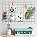 Pulatree Wire Wall Grid(1 Pack), Panel Grid Photo Wall for Photo Hanging Display Metal Grid Wall Decor Organizer Mesh Panels Display Wall Storage 25.6 x 17.7 inch - Gold