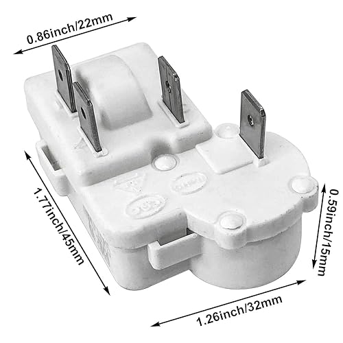 Miniatura 3 de Compresor de refrigerador 4Pin PTC Starter Relay Protector de carga para Hotpoint Congelador de pecho para Haier para refrigeradores Siemens