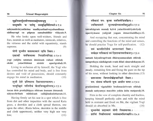 Image of Srimad Bhagavadgita (with English Translation and Transliteration) by Gita Press Book Code 1411 [Paperback] Gita Press [Paperback] Gita Press