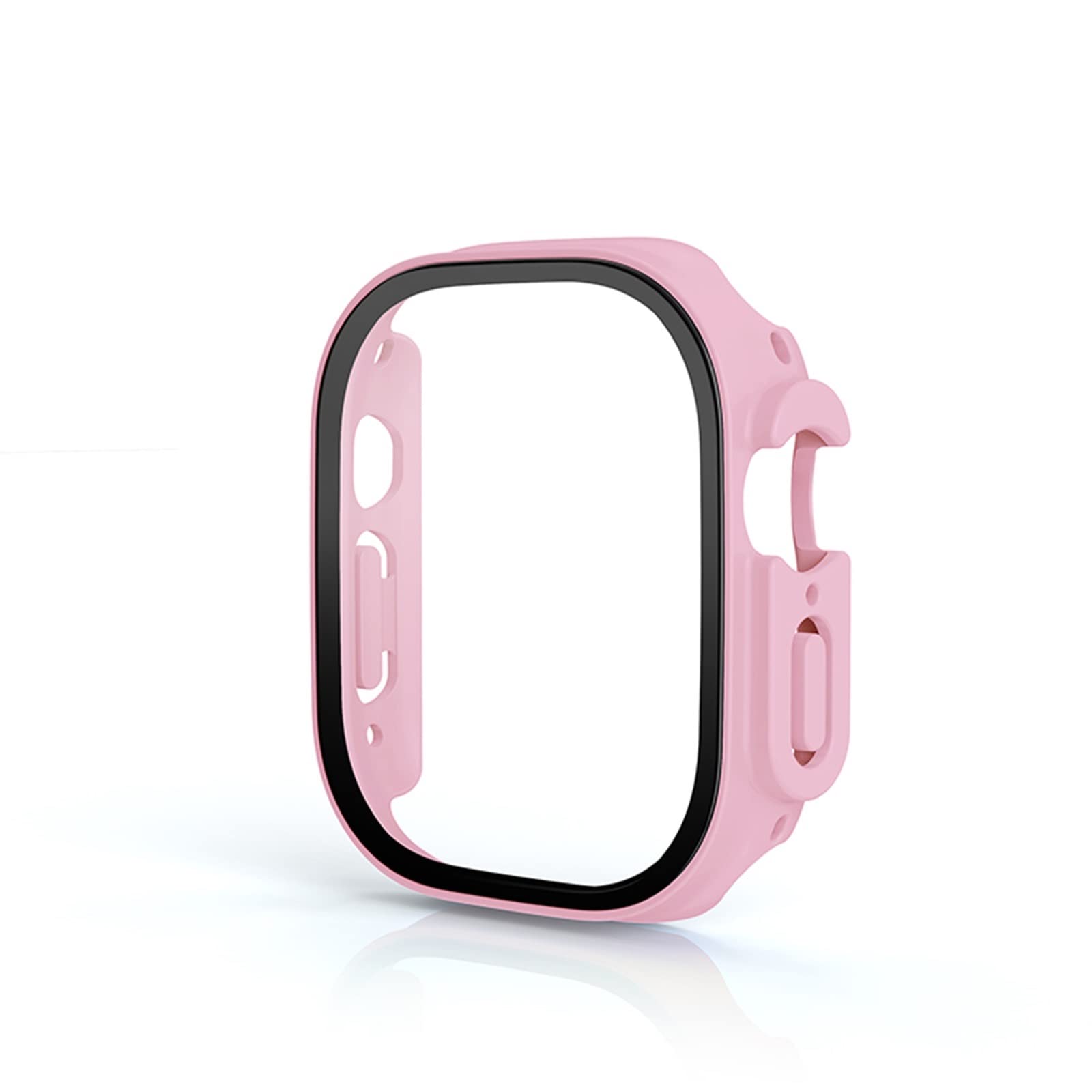Housse PC pour Apple Watch Ultra 49mm coque iwatch pare-chocs rose