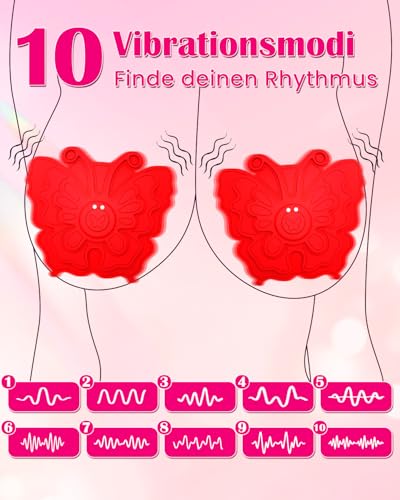 Nipple Vibratorensets für Frauen, Sex Spielzeug für die Frau Vibrator mit Fernbedienung, Bdsm Vibration Sex Toys Erotisches Sexspielzeug, Sex Toyset Nippelklemme Vibratoren Sexspielzeuge Sextoysets
