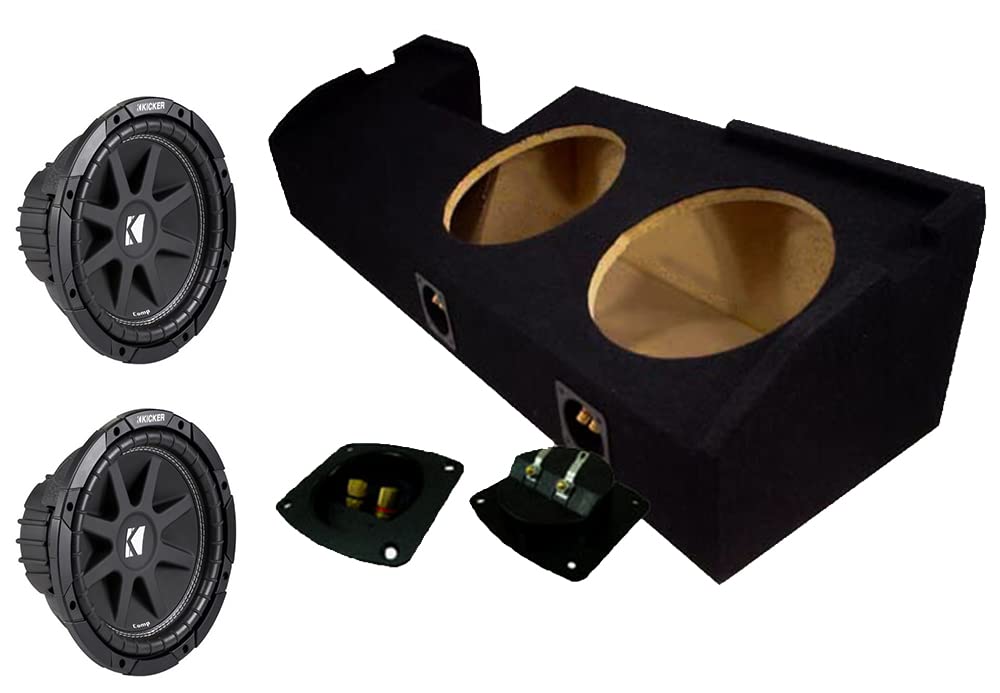 American Sound Connection FORD4DR2X10 Compatible with Ford F-150 Crew Cab 01-03 Dual 10