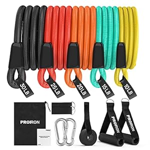 PROIRON Weerstandsbanden set,Weerstandsbanden fitness,anti-breuk,yoga pilates