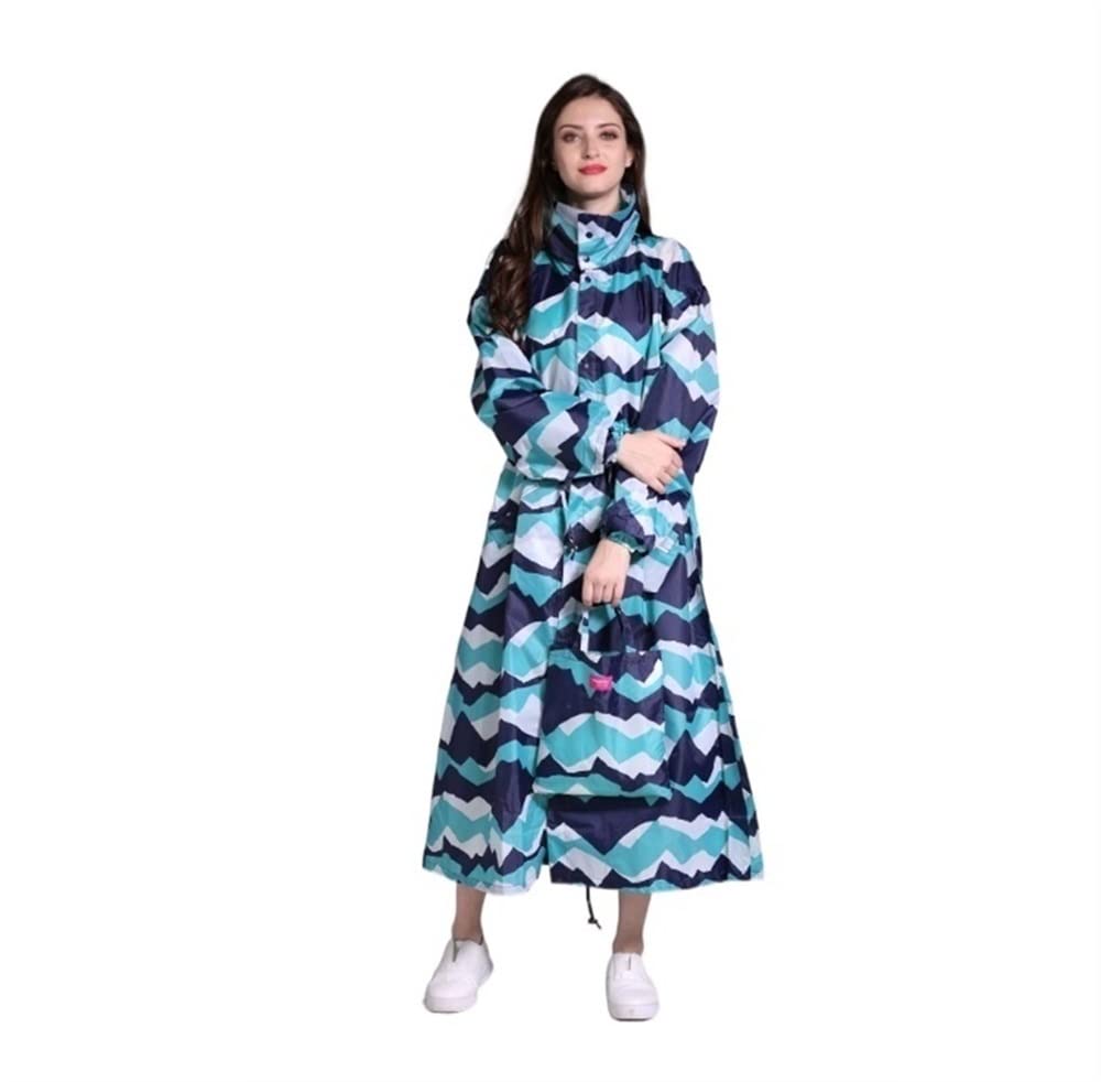Chubasquero Chaqueta De Lluvia Impermeable para Mujer, Abrigos Largos para Lluvia, Cortavientos con Capucha, Impermeables Ligeros Impermeable(XXL)
