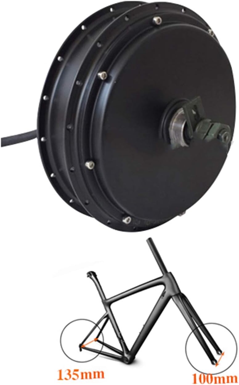 NBPOWER 135mm dropouts e-Bike package 48V-72V 3000w e Bike Conversion Package 100km/h Pace 3000W ebike Conversion package(26inch Rear)