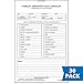Forklift Operator Daily Checklist 30-pk. - Book Format with 31 Sets, 2-Ply, Carbonless, 5.5