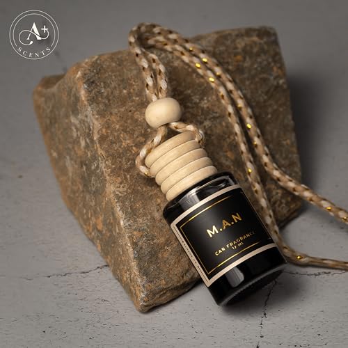 Image of M.A.N Car Hanging Diffuser, Your Car will Smell Like the Sexiest Man Alive! - 12ml, Hanging Air Freshener for Automobile and Home - Lasts up to 60 days - Luxury Perfume | A+ Scents