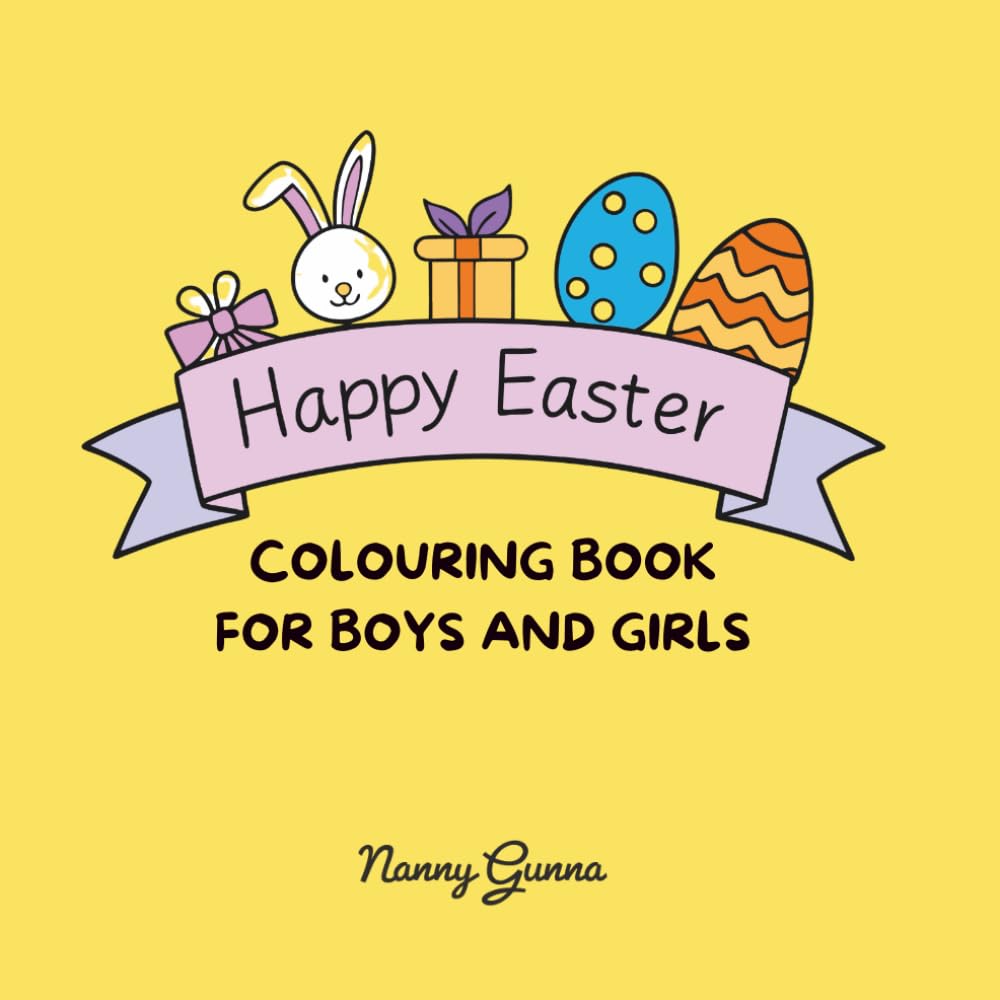 Happy Easter: colouring book
