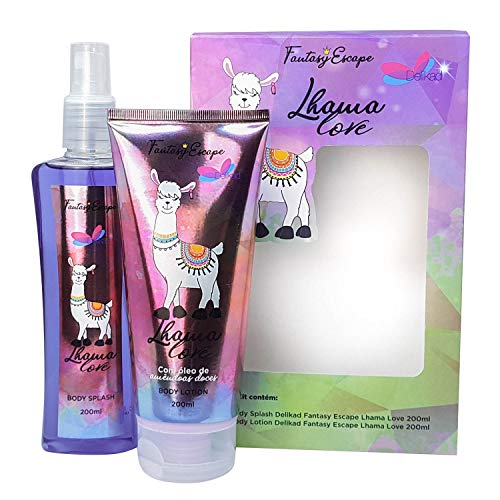 Kit Body Lotion + Body Splash Delikad Lhama 2X200Ml, Delikad Importação Exportação E Comércio Ltda