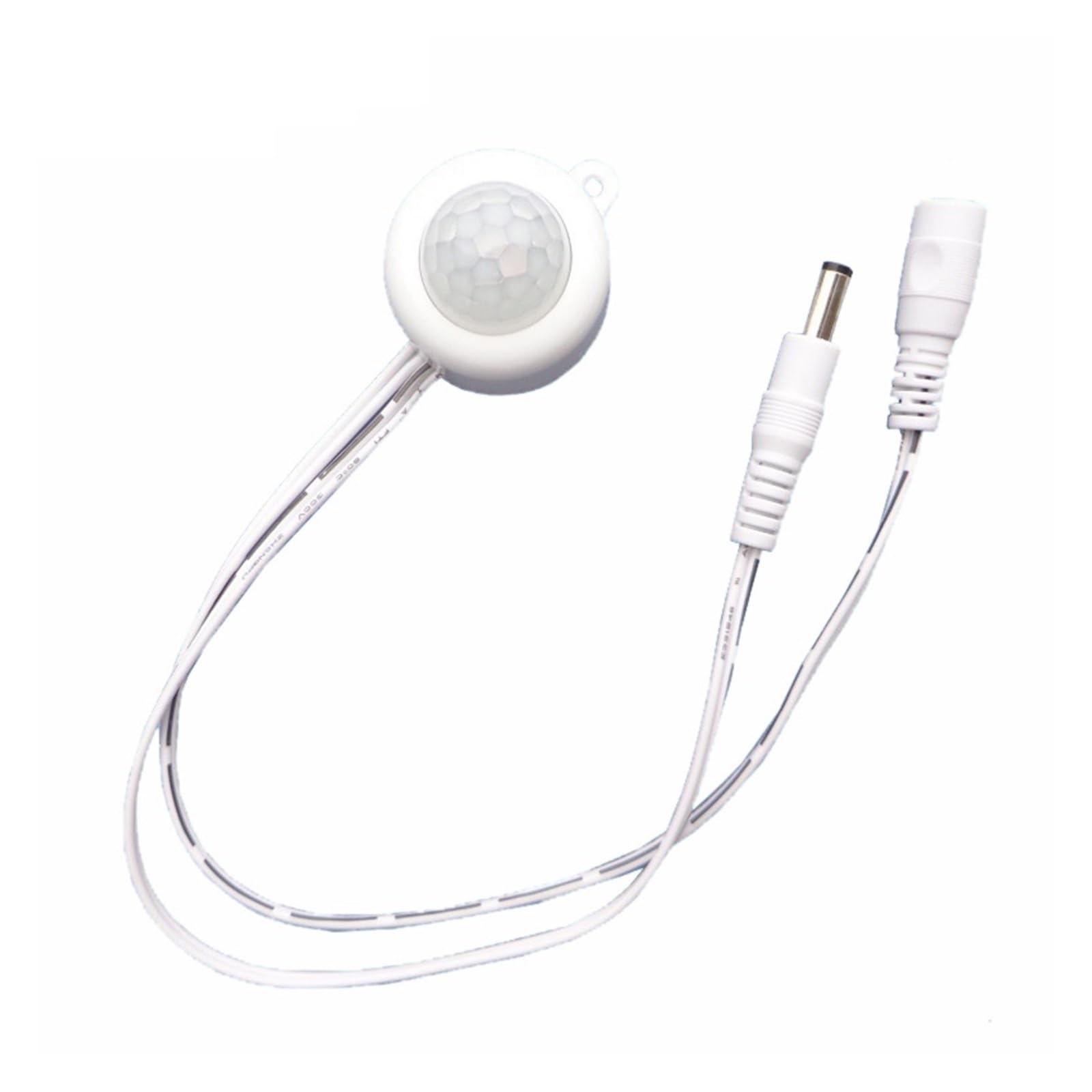 DC5V-24V 12V 5A PIR Human Body Infrared Motion Sensor Detector Control LED Light bar DC Connector photosensitive(Blanc)