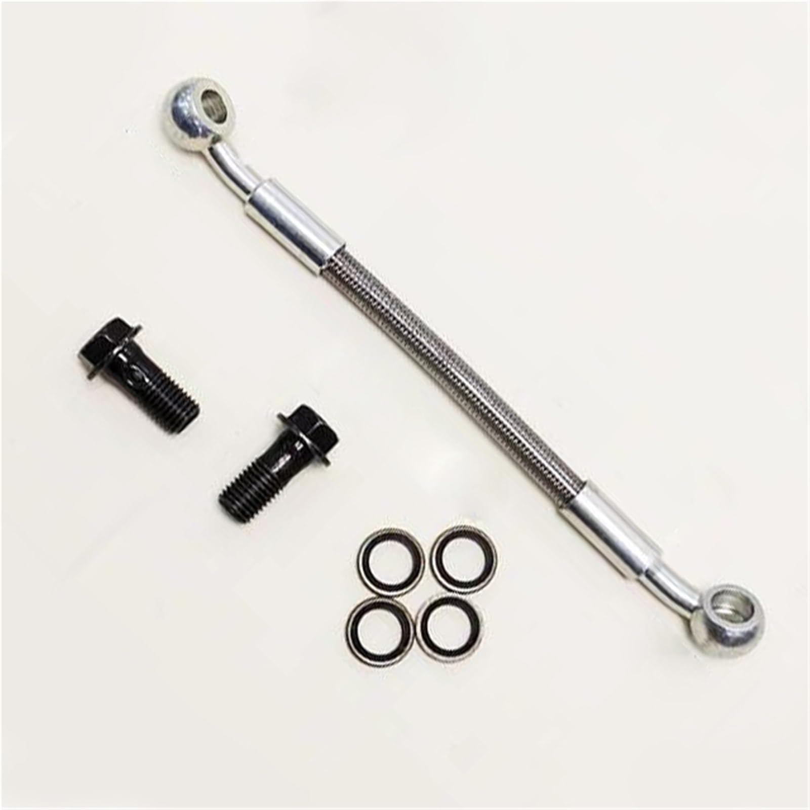 Hydraulic Brake Hose 28°-28° Motorcycle M8 Banjo Hydraulic Brake Hose Fittings 30cm-500cm Braided Cable Oil Pipe Accessories for Y-AMAHA for Suzuki(400cm)