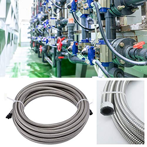 QPY 2m Tubo Flessibile Carburante a Doppia Treccia...