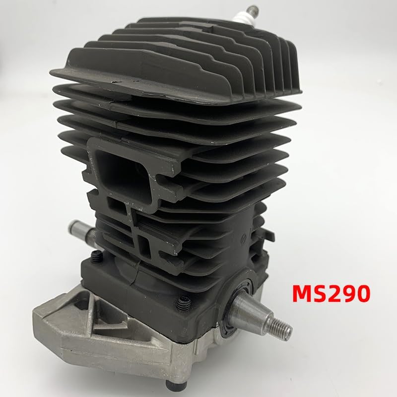 Części ogrodowe 46mm i 49mm tłok cylindra zestaw podstawy wału korbowego silnika pasuje do Stihl MS390 MS290 MS310 039 029 części silnika piły łańcuchowej Części ogrodowe (Color : MS310 47mm)