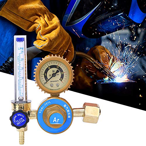 Débitmètre Argon Co2 Mig Tig, Régulateur de Gaz pour Pièces de Soudeur de Manomètre Argon Gas Argon Co2