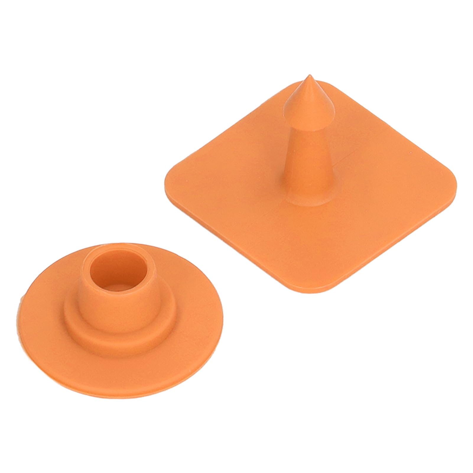 Cocoarm Etichetta Auricolare Etichetta Auricolare per Bovini in Poliuretano 100 Pezzi 32 X 32 Mm Marcatore Identificativo Vuoto per Suinetti Allevatori di Bestiame per Documenti di Allevamento