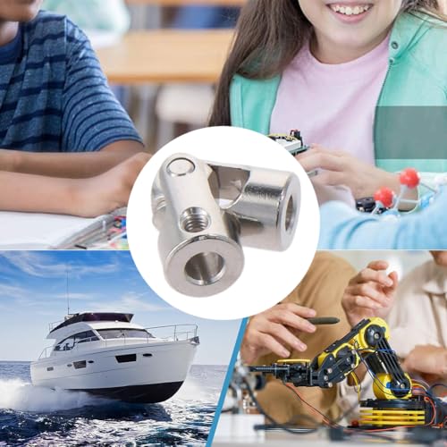 2 Stück 3mm bis 3mm Metallwellenkupplung Motoranschluss Universalgelenk,Universal Joint Wellenkupplung