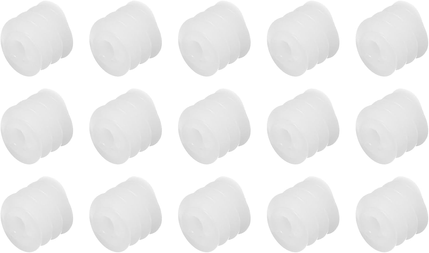 MECCANIXITY 15Pcs Plastic Gears Plastic Worm Gears Model 662AA Reduction Gear for RC Car Model DIY Robot,White Module 0.5