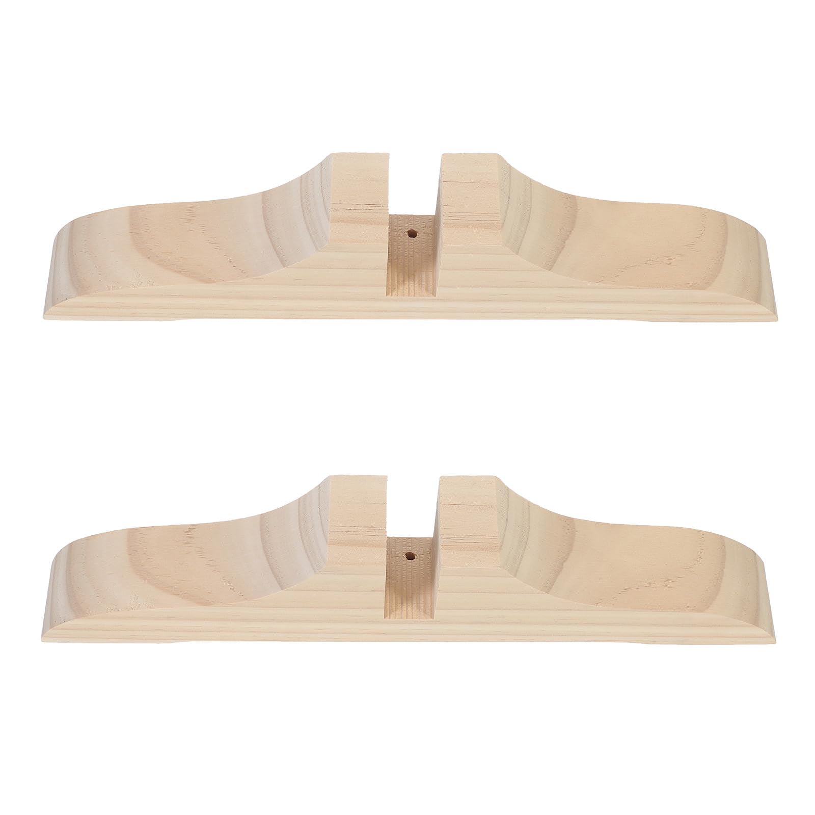 Support de séparation robuste contre les paravents qui tombent | Base stable en bois x2