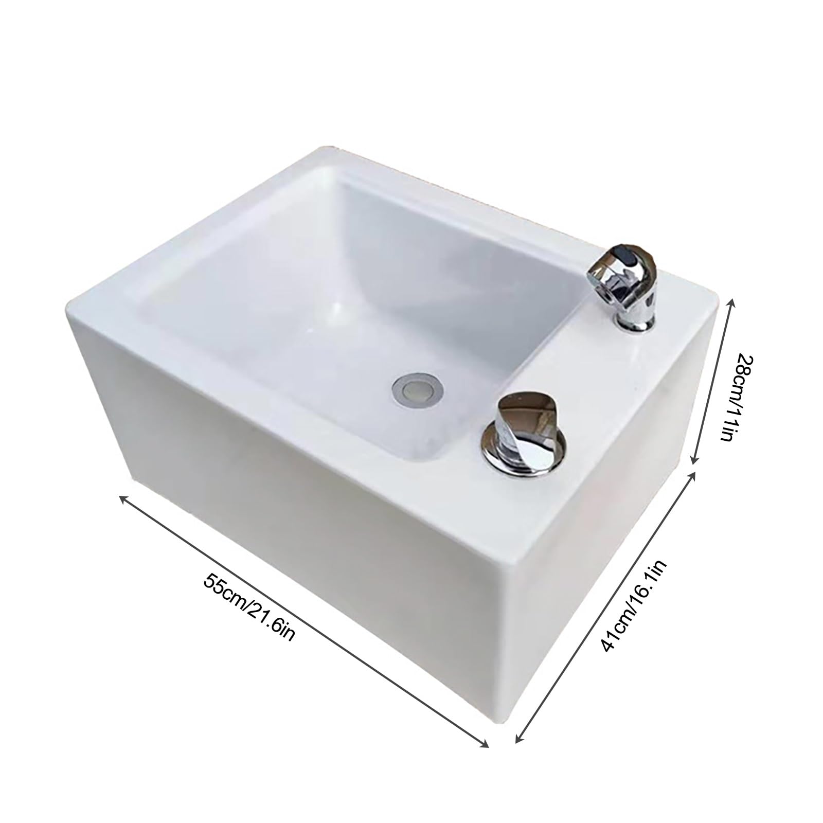 Duża wanna do stóp z masażem Acupoints Pedicure Spa Tub Foot Spa Massager, regulacja ciepła i zimna domowa kąpiel stóp, używana w salonach kosmetycznych i salonach manicure