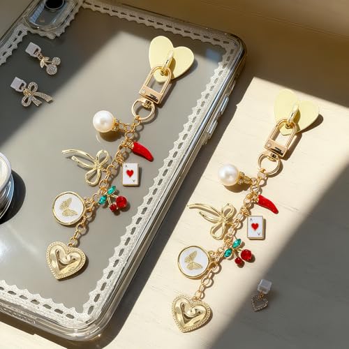 Image of Halloween Dust Plug Charm Chains for Kindle - Gothic Type C Dustplug & Chain Bracelet Strap Decorating Accessories