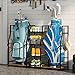 Jsskeeim Golf Bag Storage Organizer for Garage Organization, Golf Bag Stand for Golf Bag Accessories, Spacious Golf Rack for Golf Clubs & Golf Essentials, Ideal Golf Gifts for Men (Fits 2 Golf Bags)