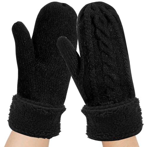 SOETDERT Handschuhe Damen Winter Warme, Fäustlinge Damen, Fausthandschuhe...