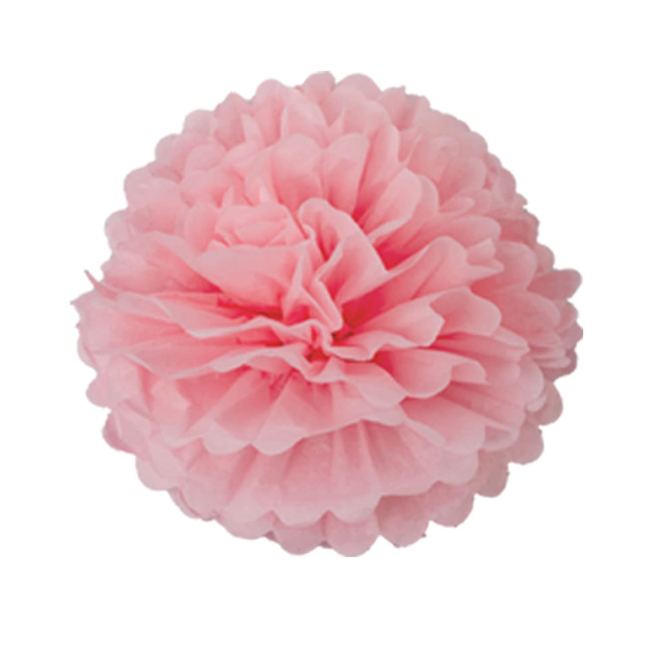 XIKSXITN 12 pompon di carta velina rosa e blu, da appendere
