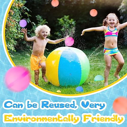 12 Pezzi Palloncini d'acqua Riutilizzabili, Bombe