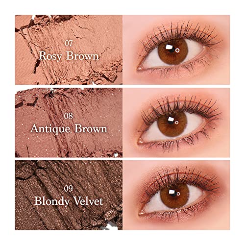 Dasique Shadow Palette #02 Rose Petal I Cruelty-Free I 9 Blendable Shades In Smooth Matte And Shimmer Finishes With Gorgeous Pearls #TOP6