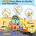 Magnetic Tiles Magnetic Building Blocks Crane Truck STEM Building Toys for Kids 3 4 5 6 7 8 Year Old Boys Girls Birthday Xmas Gifts