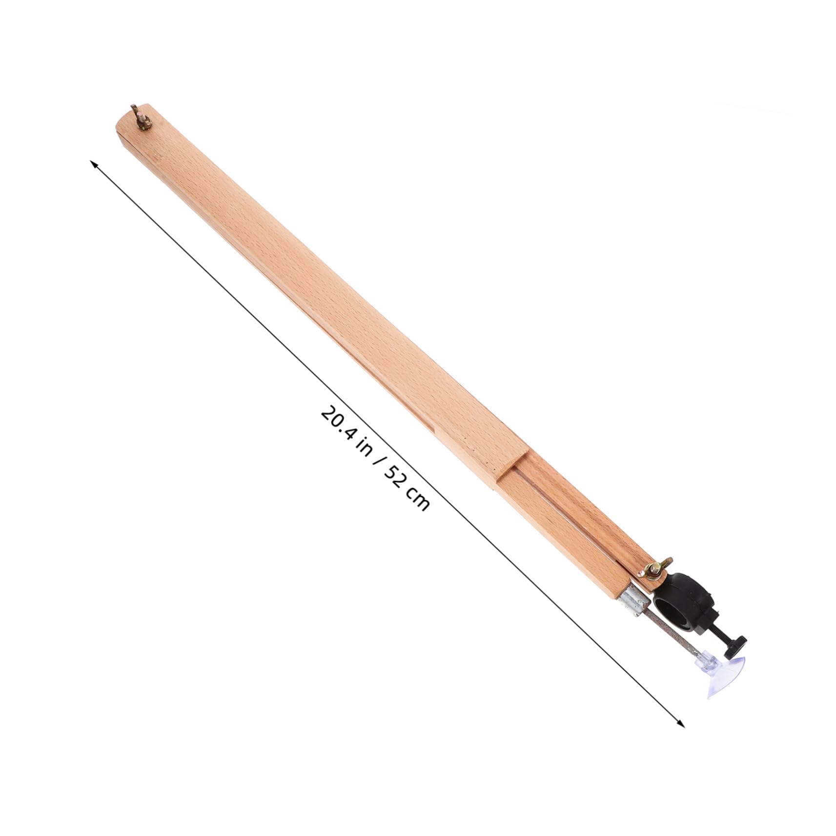 HOMSFOU 4 Piezas Ayudas de enseñanza de madera transportador grande herramienta de dibujo de brújula largo carpintero herramienta de dibujo compases brújula de dibujo para el arte Beige