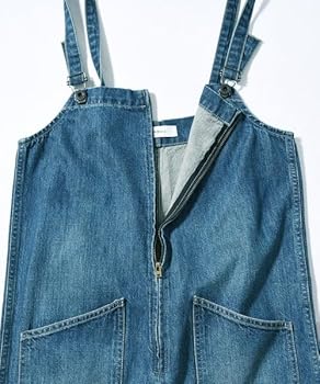 Amazon | [ジョンブル] オーバーオール デニムチューブサロペット