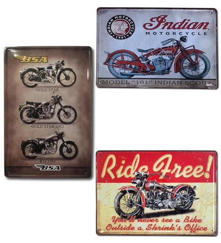 Figura Decorativa 20x10h Cm A Forma Di Moto In Metallo - Foto 3